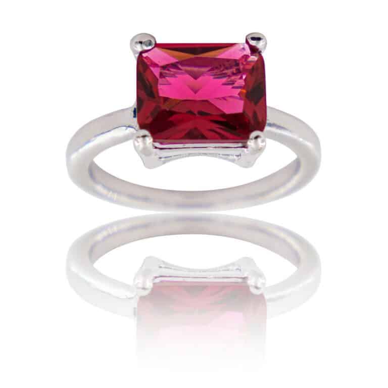 Coffret Bague Femme Rhodium PIERRA