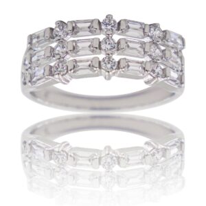 Coffret Bague Femme Rhodium PIERRA