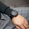Belle Montre Homme Noir M. JOHN