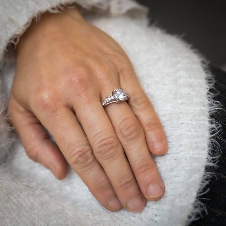 Coffret Bague Femme Rhodium GIENA