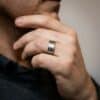 Bague Anneau Homme Acier ACRUS