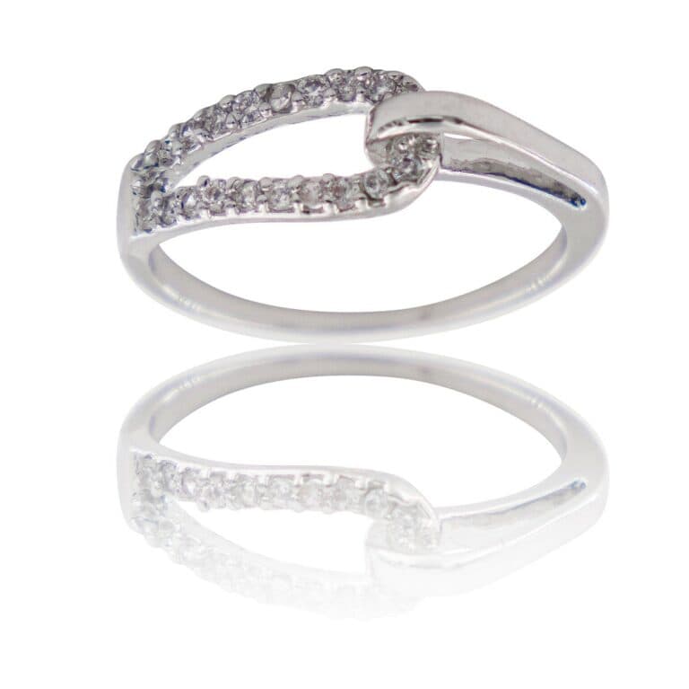 Coffret Bague Femme Rhodium CETI