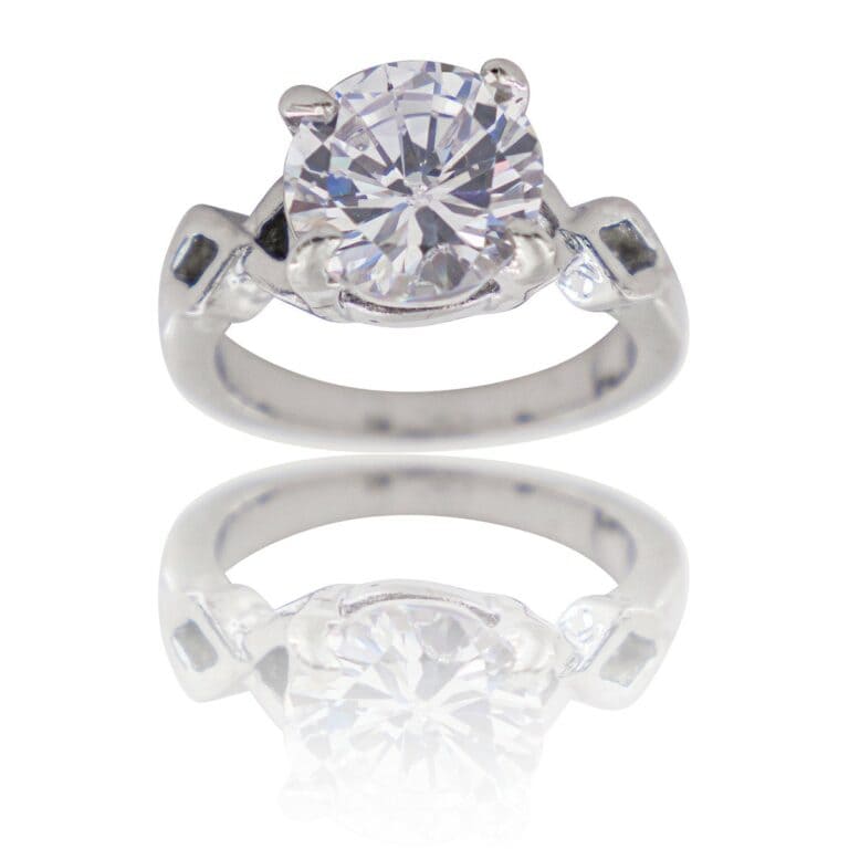 Coffret Bague Femme Rhodium GALINA