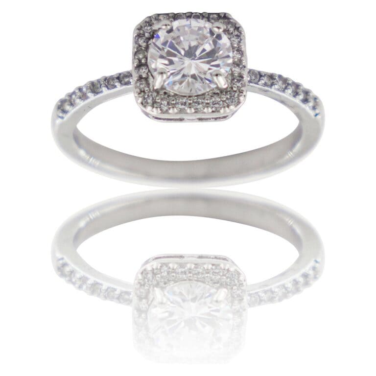 Coffret Bague Femme Rhodium LUCIDA