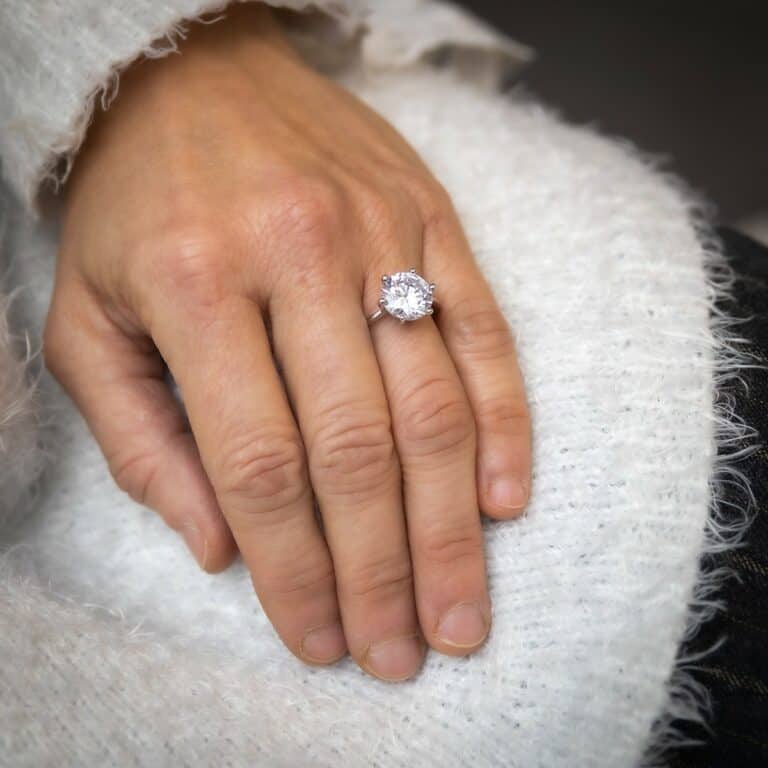 Coffret Bague Femme Rhodium LEONI