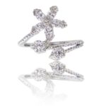 Coffret Bague Femme Rhodium Fleur VEGA