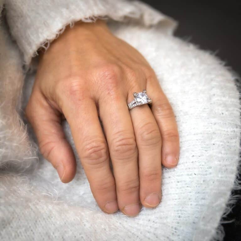 Coffret Bague Femme Rhodium ALCOR