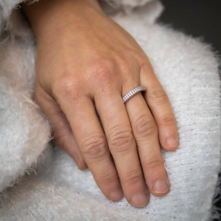 Coffret Bague Femme Rhodium CEPHEE