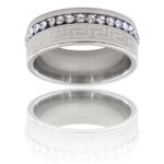 Bague Anneau Homme Acier EAQUE