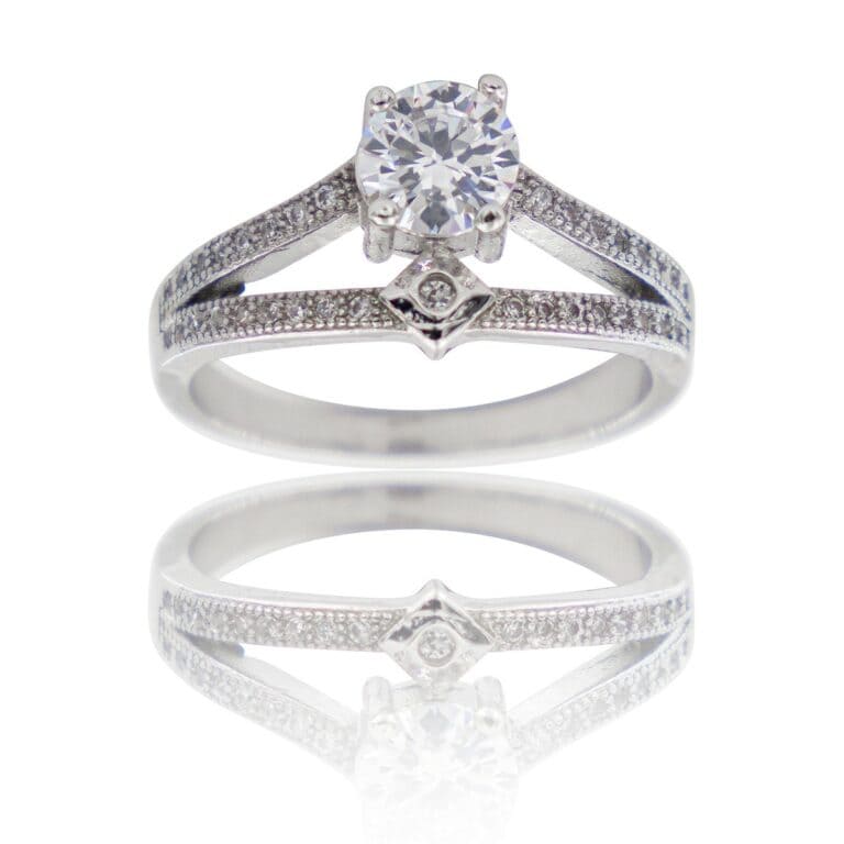 Coffret Bague Femme Rhodium NAIMI