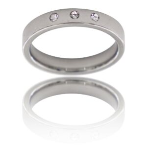 Bague Anneau Femme Acier ADICI