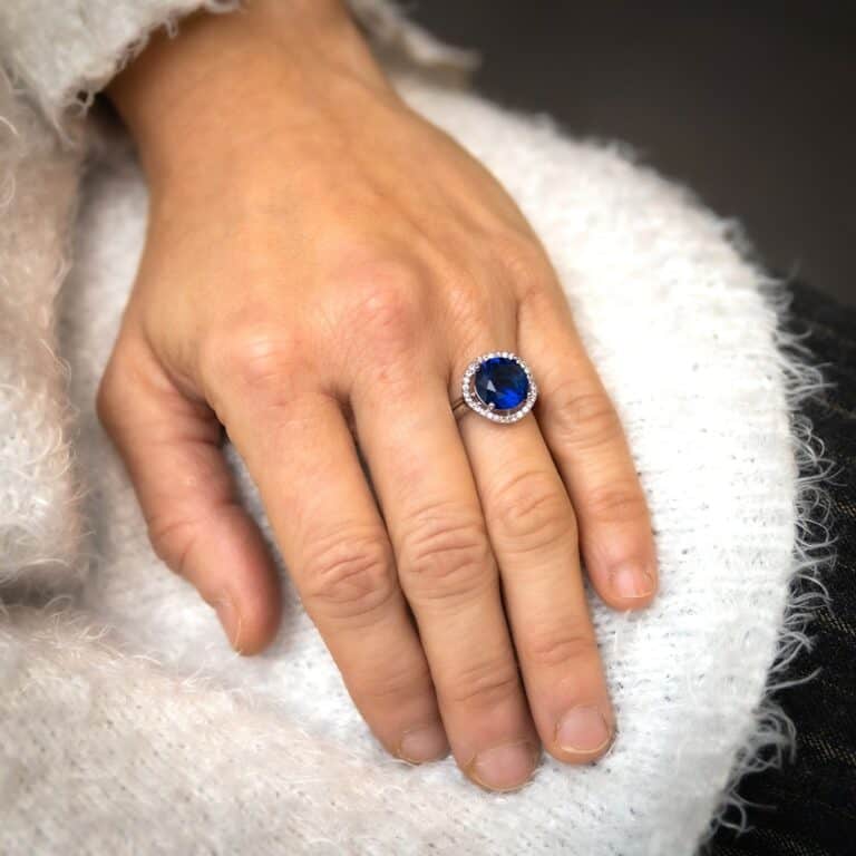 Coffret Bague Femme Rhodium AQUILA