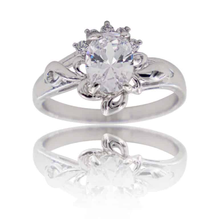 Coffret Bague Femme Rhodium VANYA