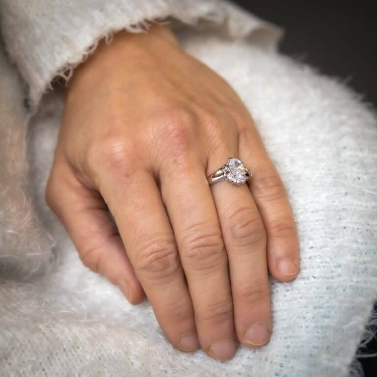 Coffret Bague Femme Rhodium VANYA