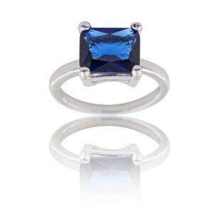 Coffret Bague Femme Rhodium CETI