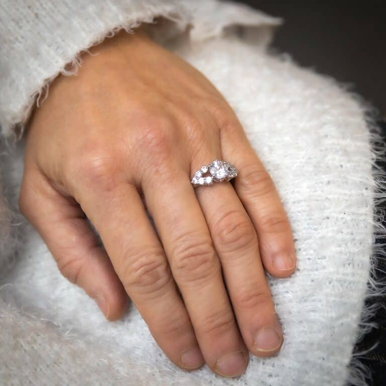 Coffret Bague Femme Rhodium IDRIL