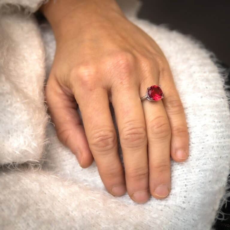 Coffret Bague Femme Rhodium PERSEE