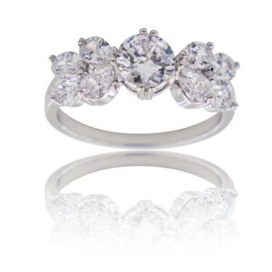 Coffret Bague Femme Rhodium NYX