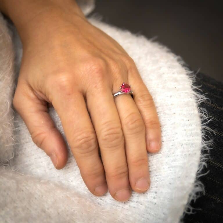 Coffret Bague Femme Rhodium ZETA