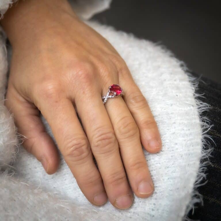 Coffret Bague Femme Rhodium CURSA