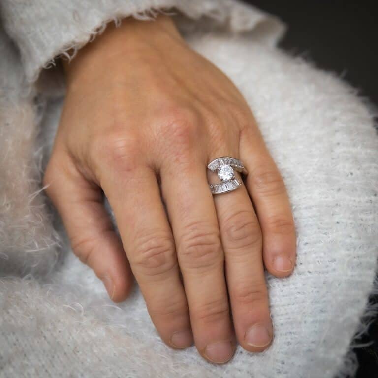 Coffret Bague Femme Rhodium OUREA