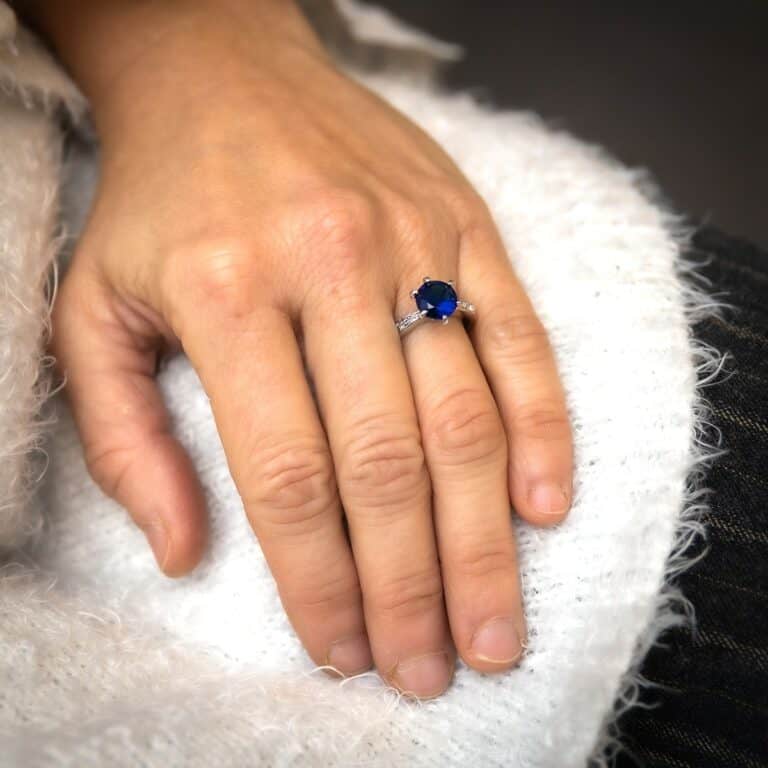 Coffret Bague Femme Rhodium LYRAE