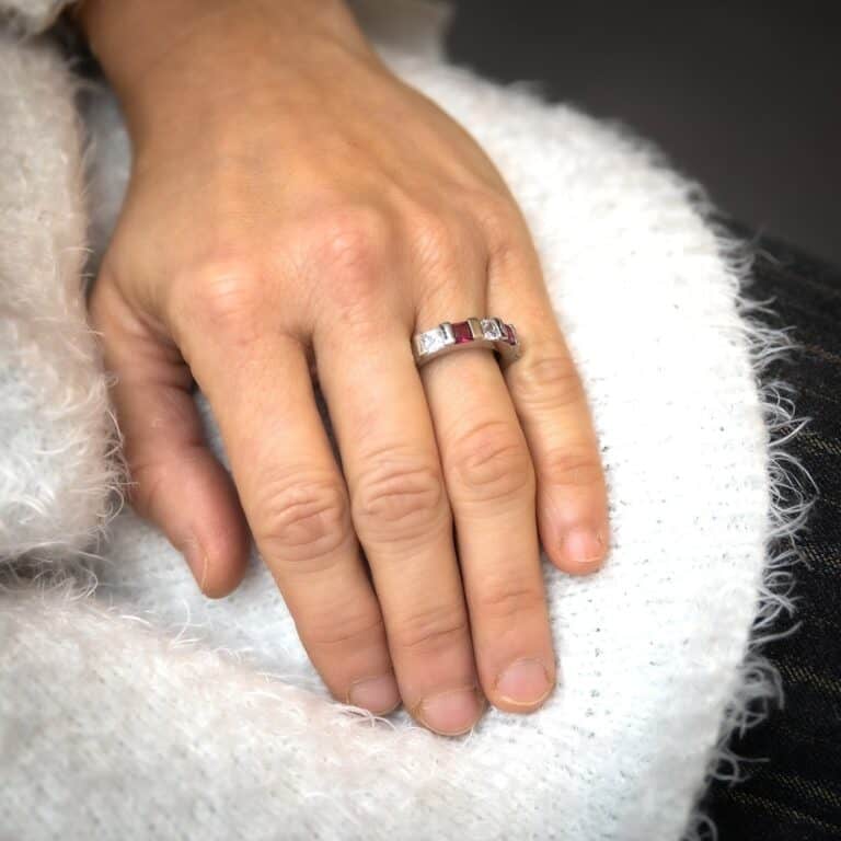 Coffret Bague Femme Rhodium DANA