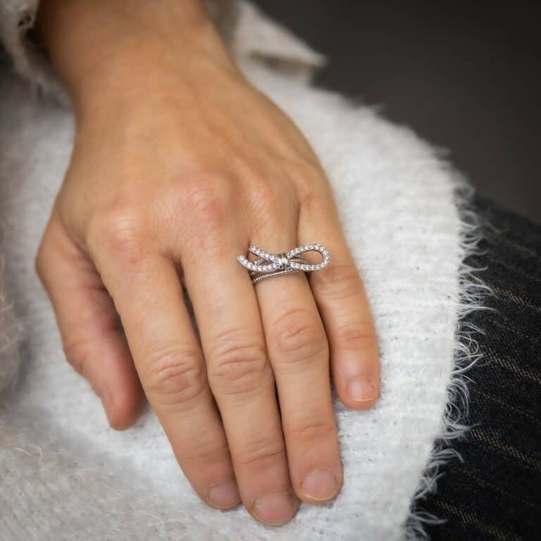 Coffret Bague Femme Rhodium AURA