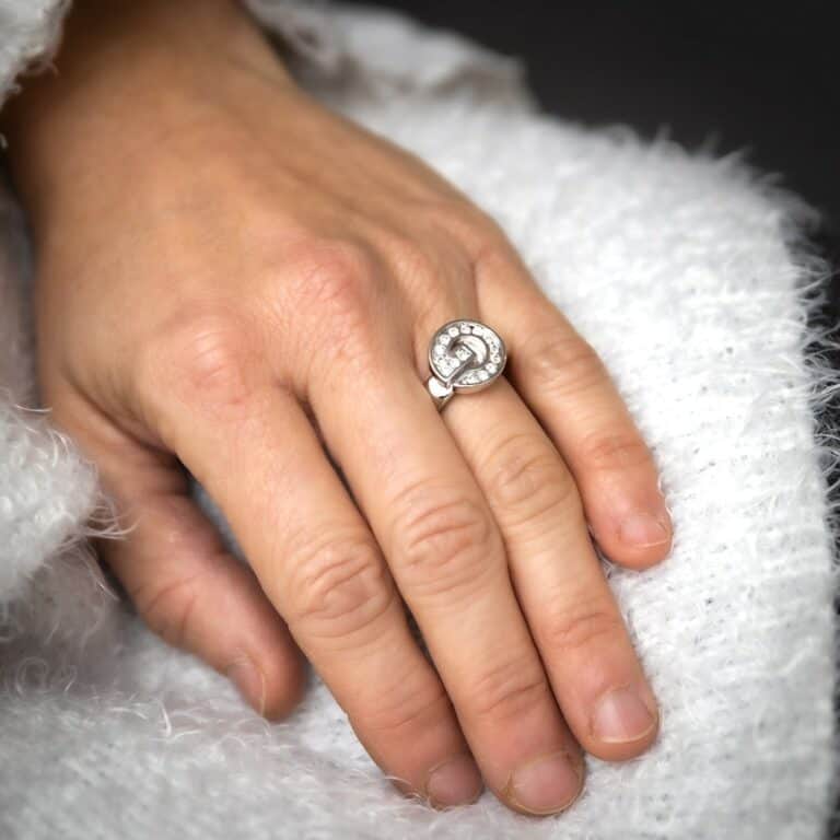 Coffret Bague Femme Rhodium MENSA