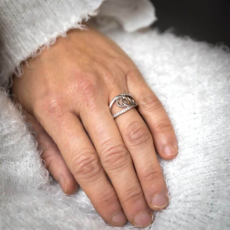 Coffret Bague Femme Rhodium ORTEA