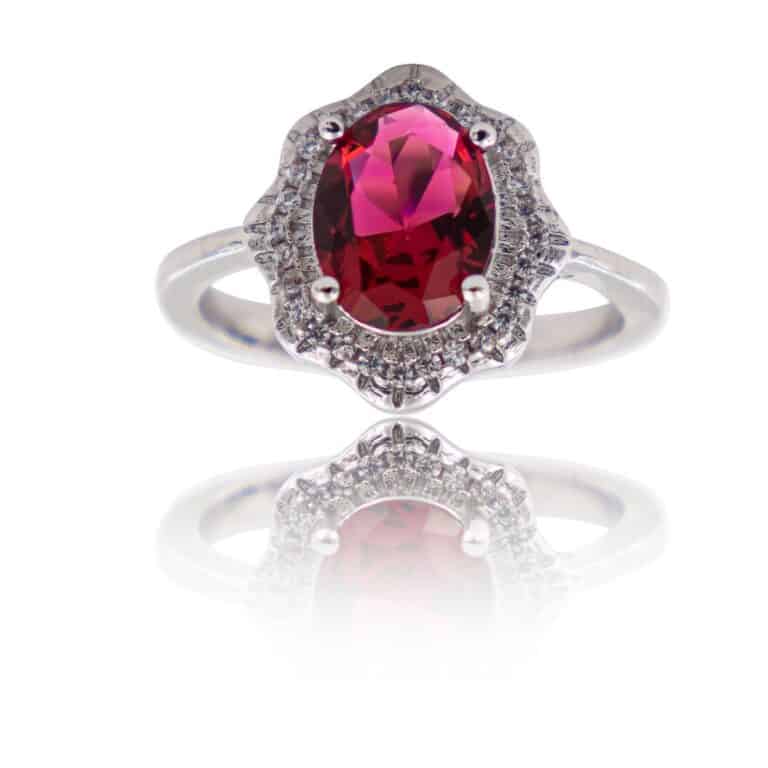 Coffret Bague Femme Rhodium ZETA