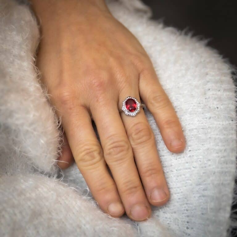 Coffret Bague Femme Rhodium ZETA