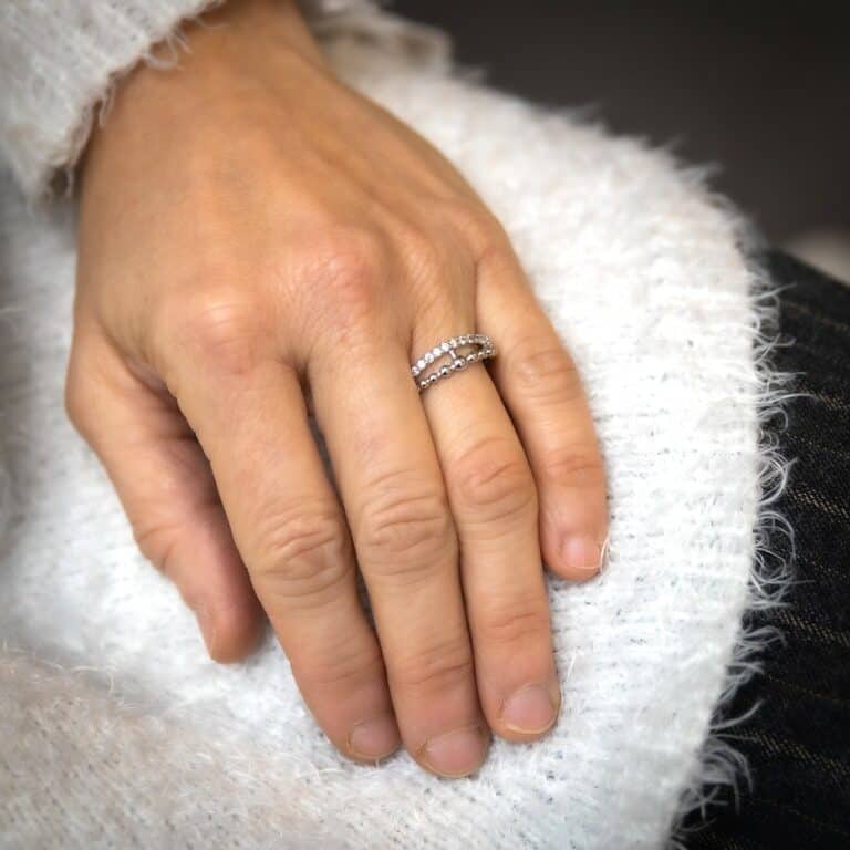 Coffret Bague Femme Rhodium CARA