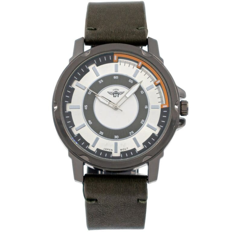 Montre Homme Gris Vert M. JOHN