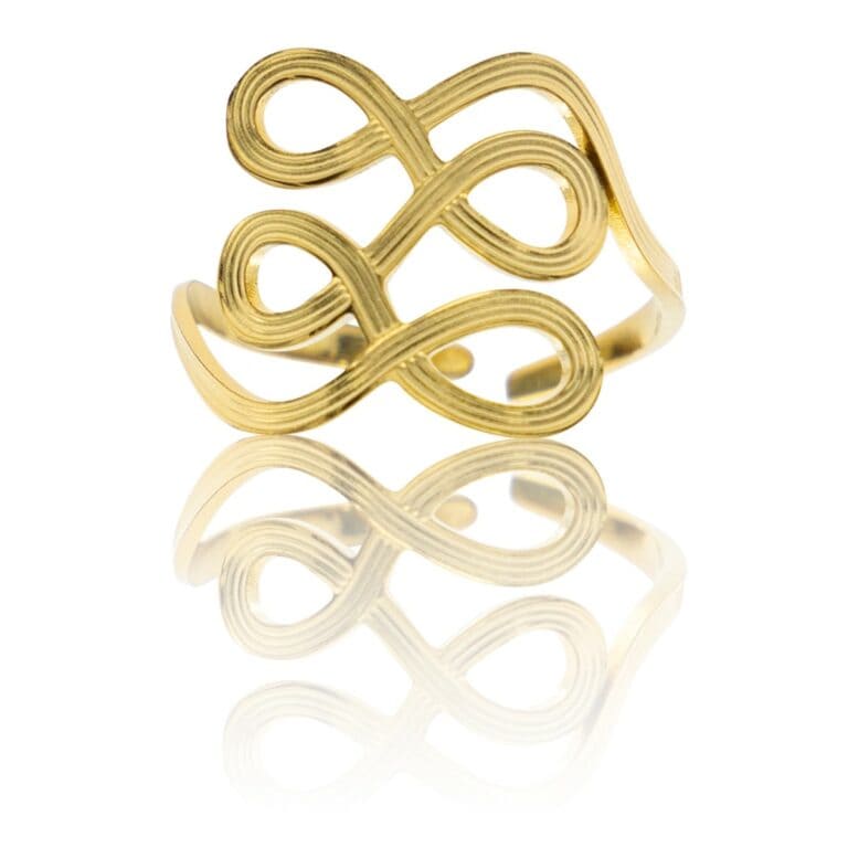 Coffret Bague Femme Ajustable Acier