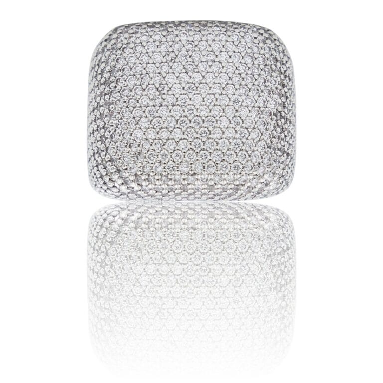 Coffret Bague Femme Acier strass