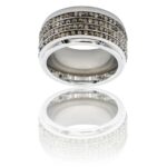 Coffret Bague Femme Acier strass