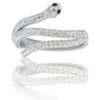 Coffret Bague Femme Serpent strass