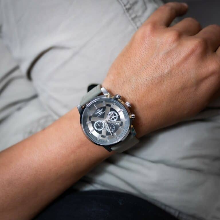 Coffret Montre Homme Gris M. JOHN