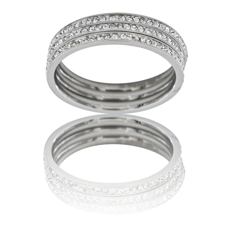 Coffret Trio de Bagues Strass Femme BALA