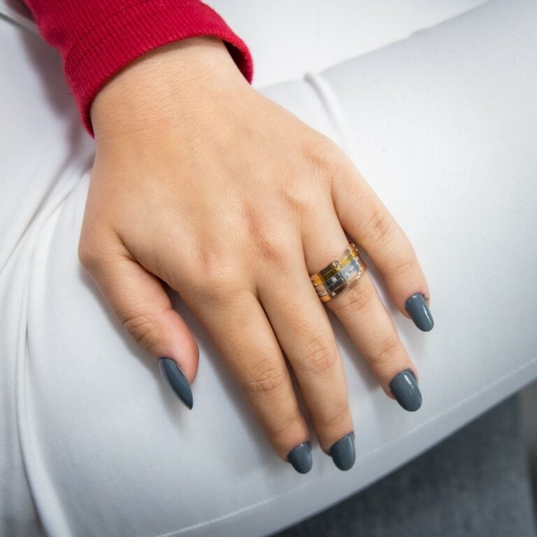 Coffret Cinq Bagues avec Strass Femme BALA