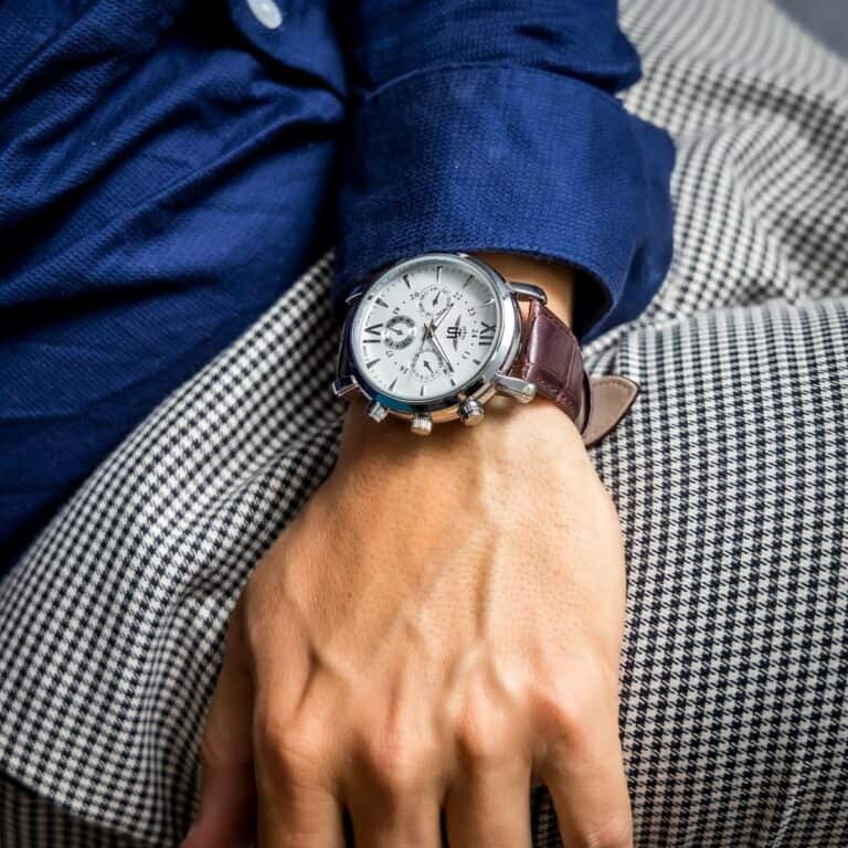 Montre Homme Couleur Chocolat M. JOHN