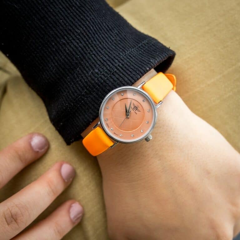 Sublime Montre Femme Orange M. JOHN