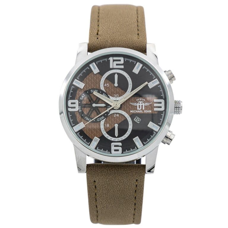 Montre Homme Gris Brun M. JOHN