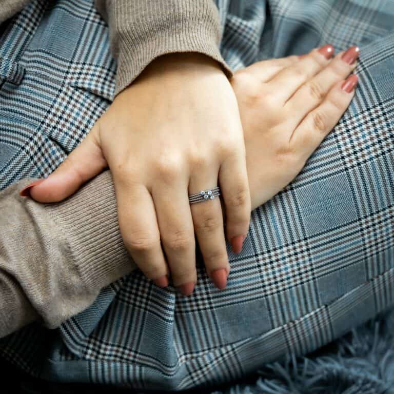 Quatre Bagues Femme Strass DAPHNEE