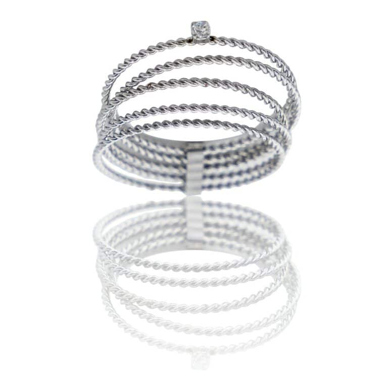 Cinq Bagues Femme Strass DAPHNEE