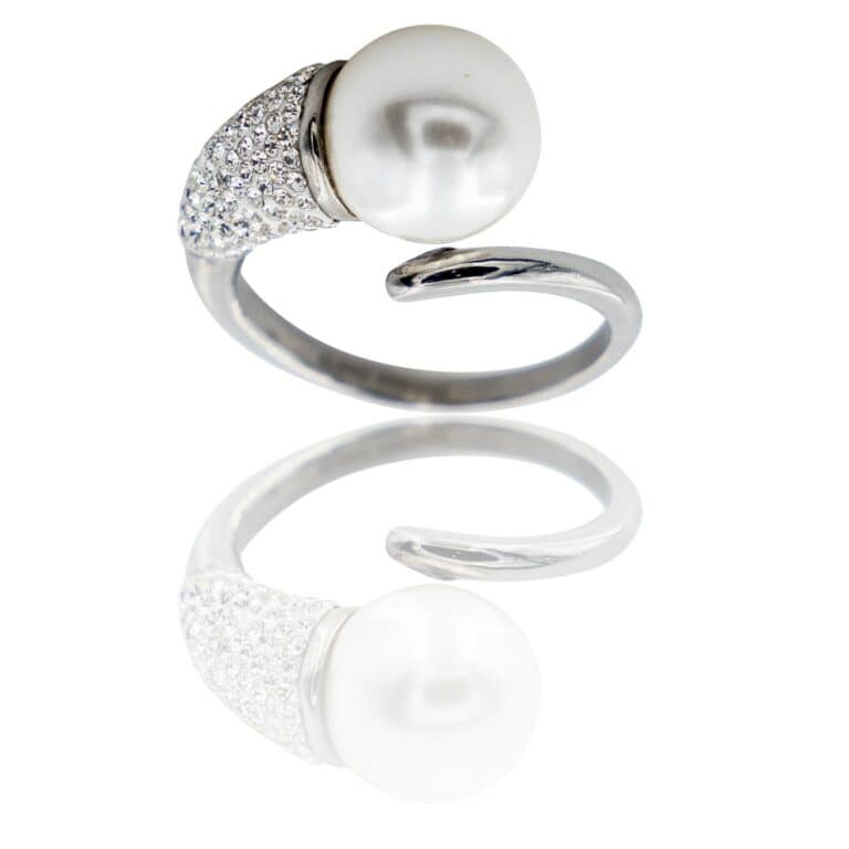 Bague Femme Perle Strass DAPHNEE