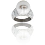 Bague Femme Perle Strass DAPHNEE