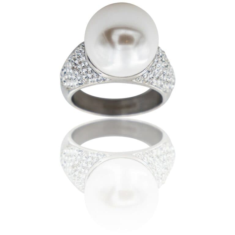 Bague Femme Perle Strass DAPHNEE