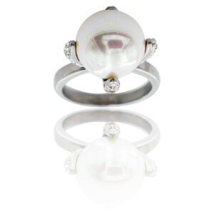 Bague Femme Perle Strass DAPHNEE